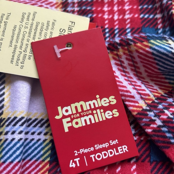 Christmas‎ Pajamas Girls Boys 4T Toddler Holiday Jammies For Your Families BxS - Picture 7 of 9